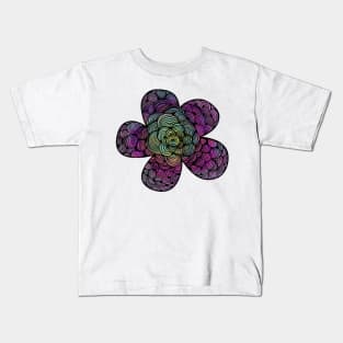 Rainbow flower Kids T-Shirt